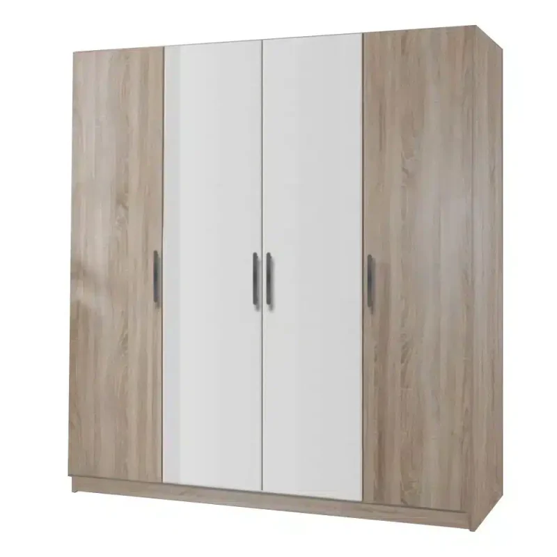 dulap Salonic PAL Sonoma si Alb