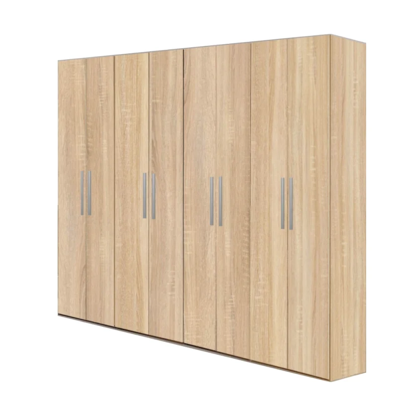 dulap Mondo 8 usi Stejar Sonoma cu balamale soft close Hafele