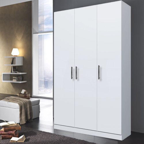 Dulap Amos Alb 1 Dulap Lara Salonic cu 2 sertare Cashmere L180 x H200 x A50 cm